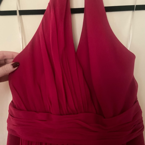 Marchesa Notte Flyaway Halter Gown - Picture 6 of 6